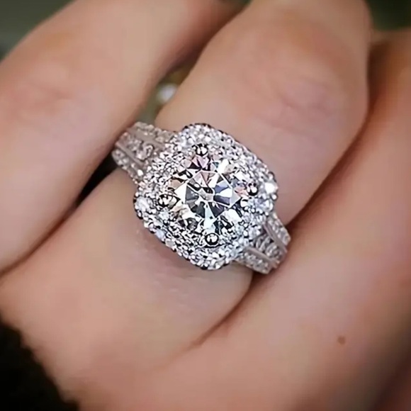 💍💎 Sophisticated Aurora Ring - Dazzling Synthetic Gemstone, Fine Jewelry gift - Picture 2 of 7